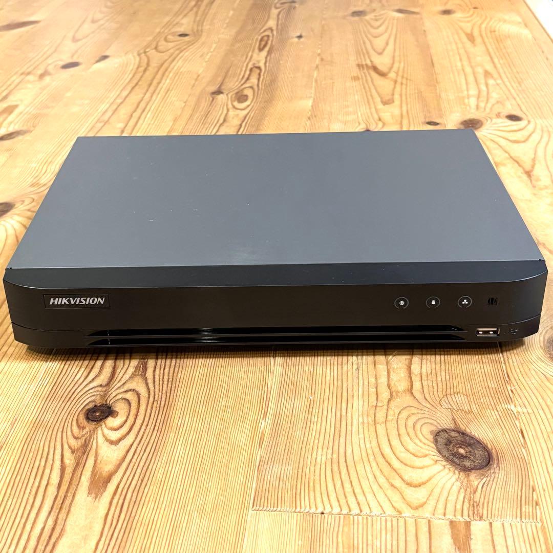 HIKVISIONハイクビジョン 5MP TVIカメラ4台レコーダー防犯カメラ