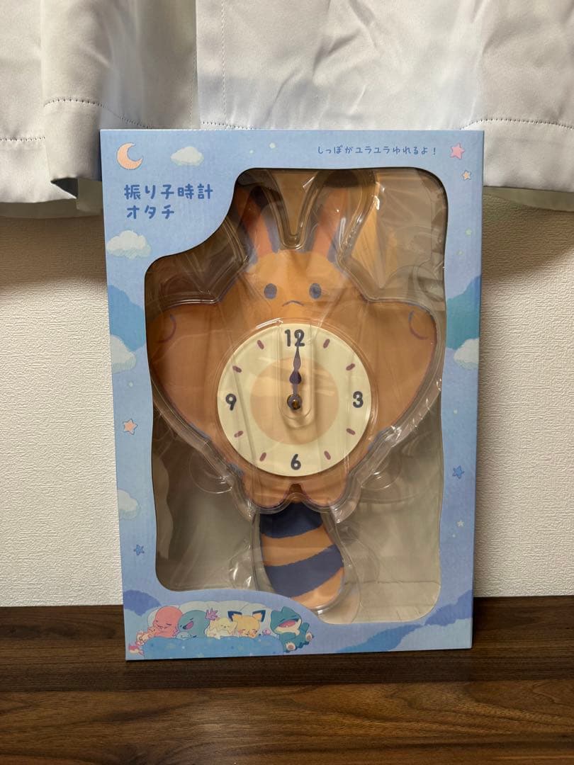 新品未使用　ポケモンセンター 振り子時計 オタチ Little DAYDREAM 振り子時計 Little Daydream オタチ ｜【公式】ポケモンセンターオンライン