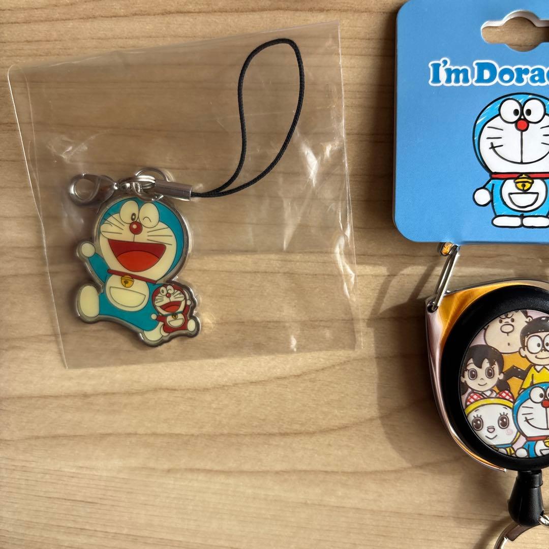 ドラえもん ラバーストラップファスナーマスコット リールキーホルダー