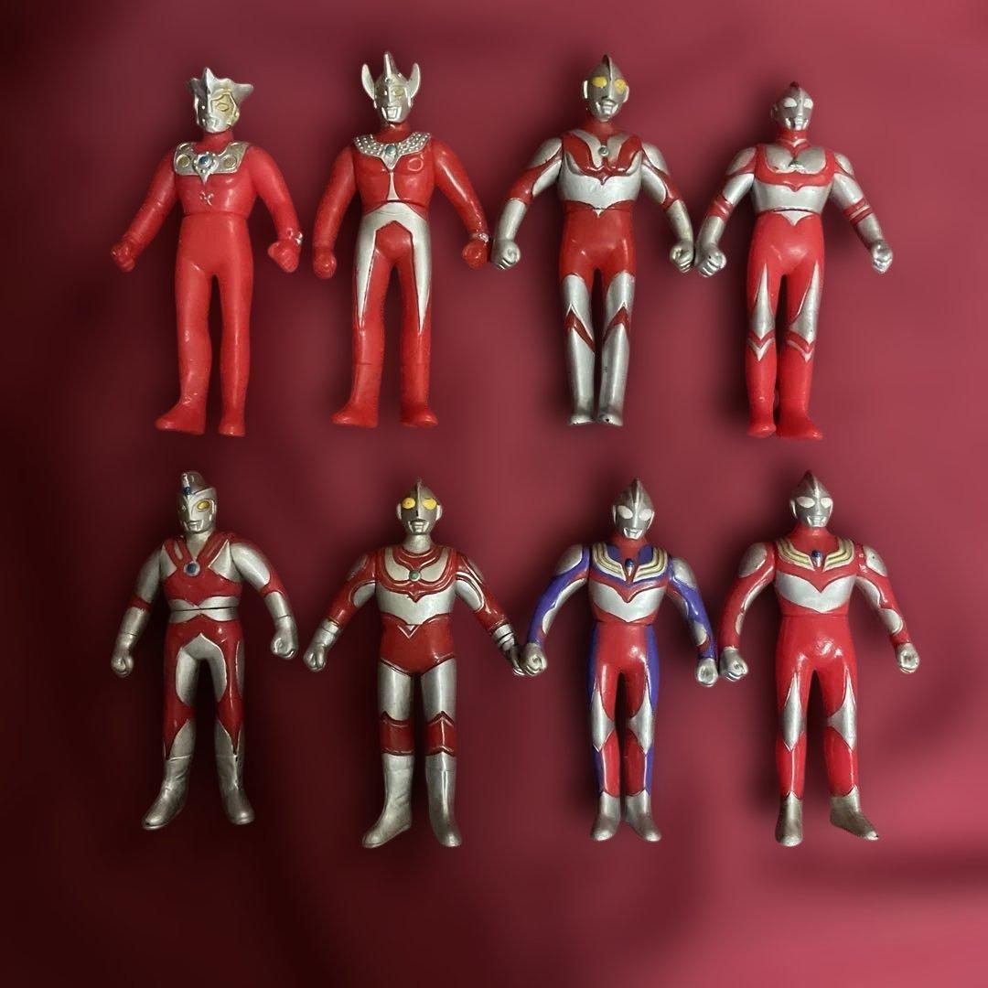ウルトラマン】フィギュア8体セット(1995〜1996年製) 8cmサイズ - メルカリ