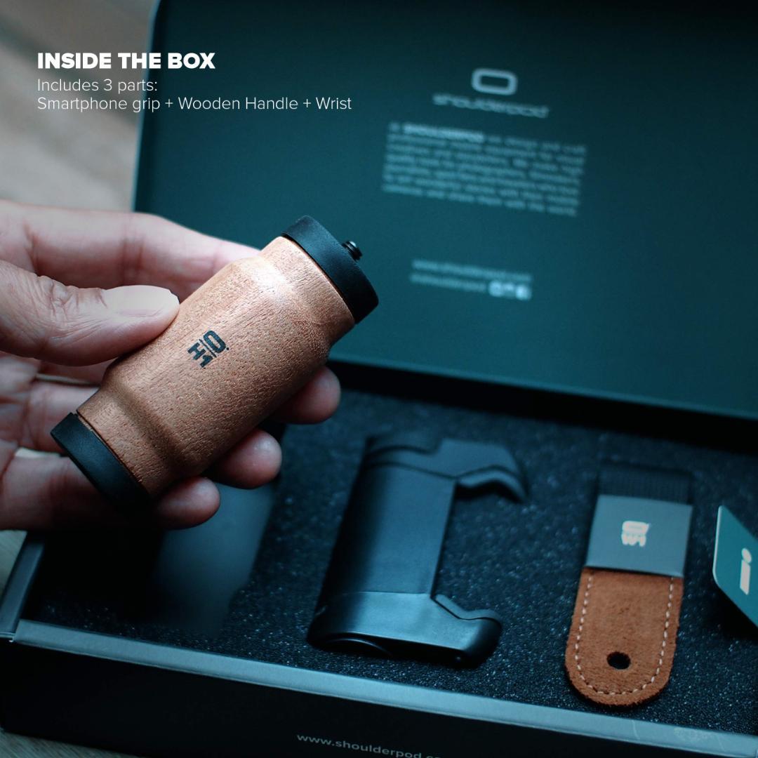 スマートフォンハンドグリップ 3通りの使用法