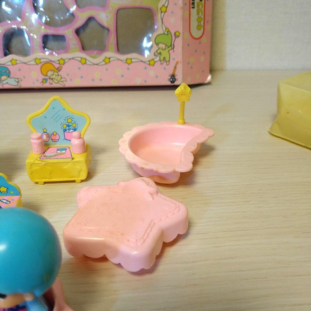 サンリオ キキララのルームセット リトルツインスターズ 昭和 旧タカラ