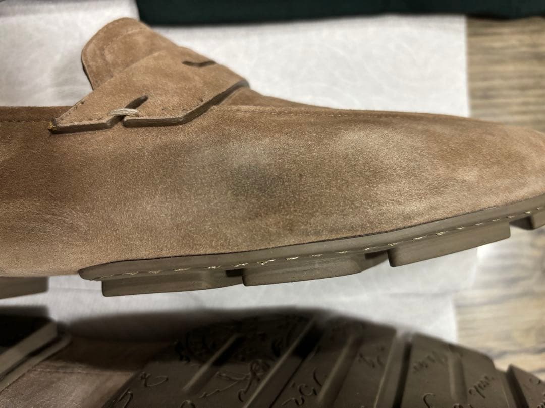 ベルルッティ　ロレンツォ　スエードローファー　サイズ9 28.5cm