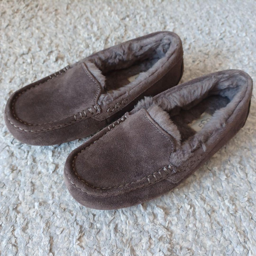 希少美品 UGG アンスレー サンダークラウド US8ウォータープルーフ アグ UGG モカシン ANSLEY アンスレー サンダークラウド 23cm｜Yahoo