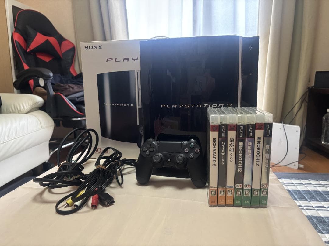 PlayStation 3 本体 + ゲームソフト7本【動作確認済み】 - メルカリ