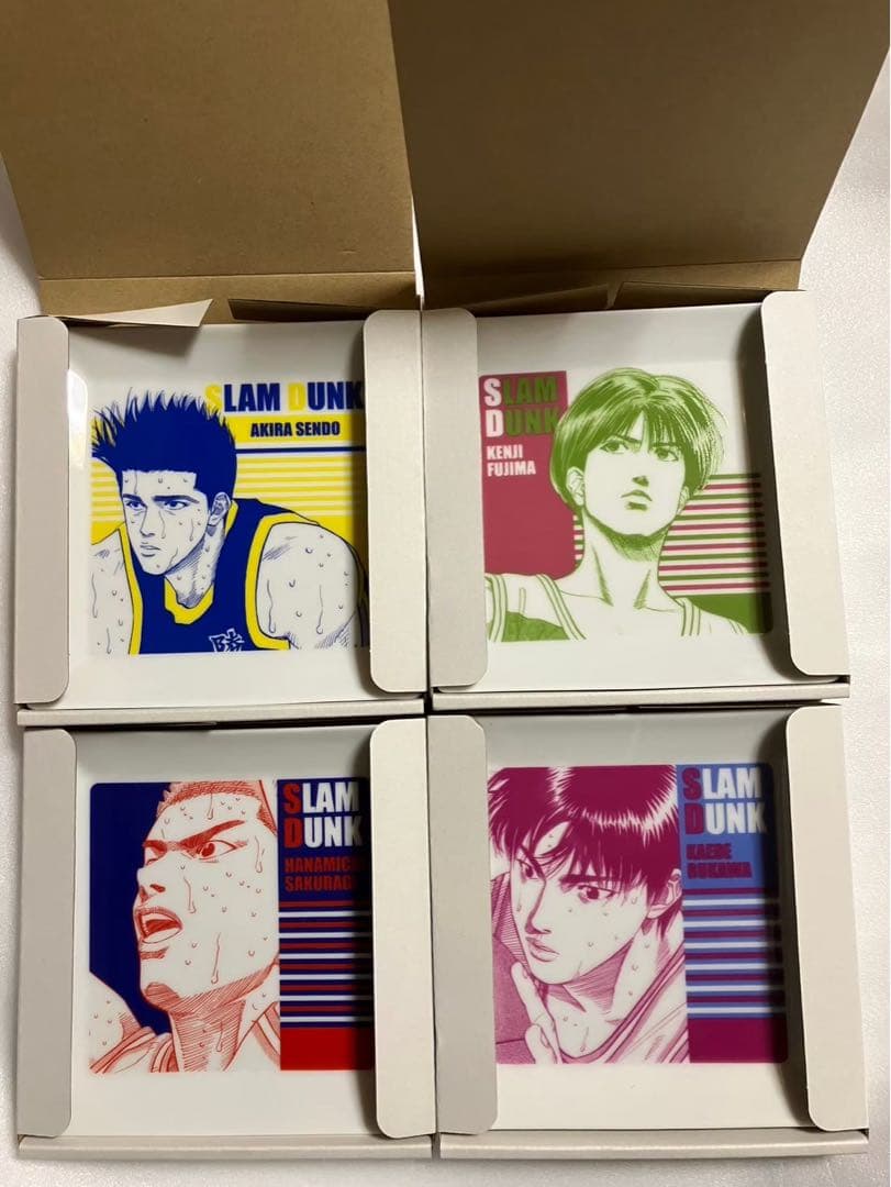 スラムダンク ジャンプ展 プレート 4点まとめ売り創刊50周年週刊少年