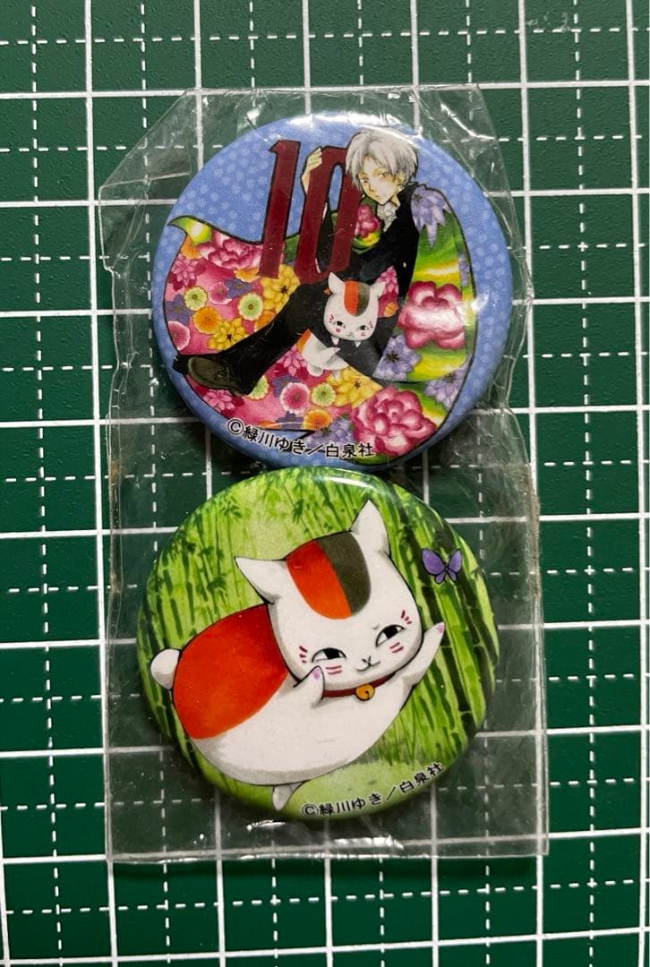 夏目友人帳 原画展 缶バッジ