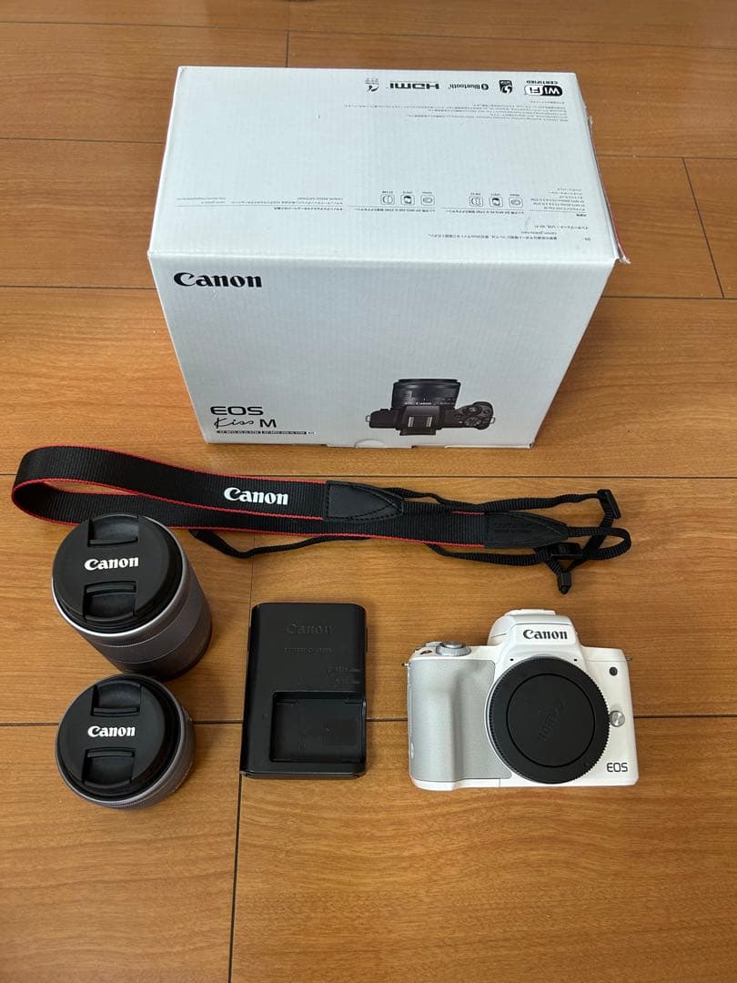 ゆ*き様 Canon EOS KISS M (WH) ダブルズームキット Amazon | Canon ミラーレス一眼カメラ EOS Kiss M2 ダブルズームキット