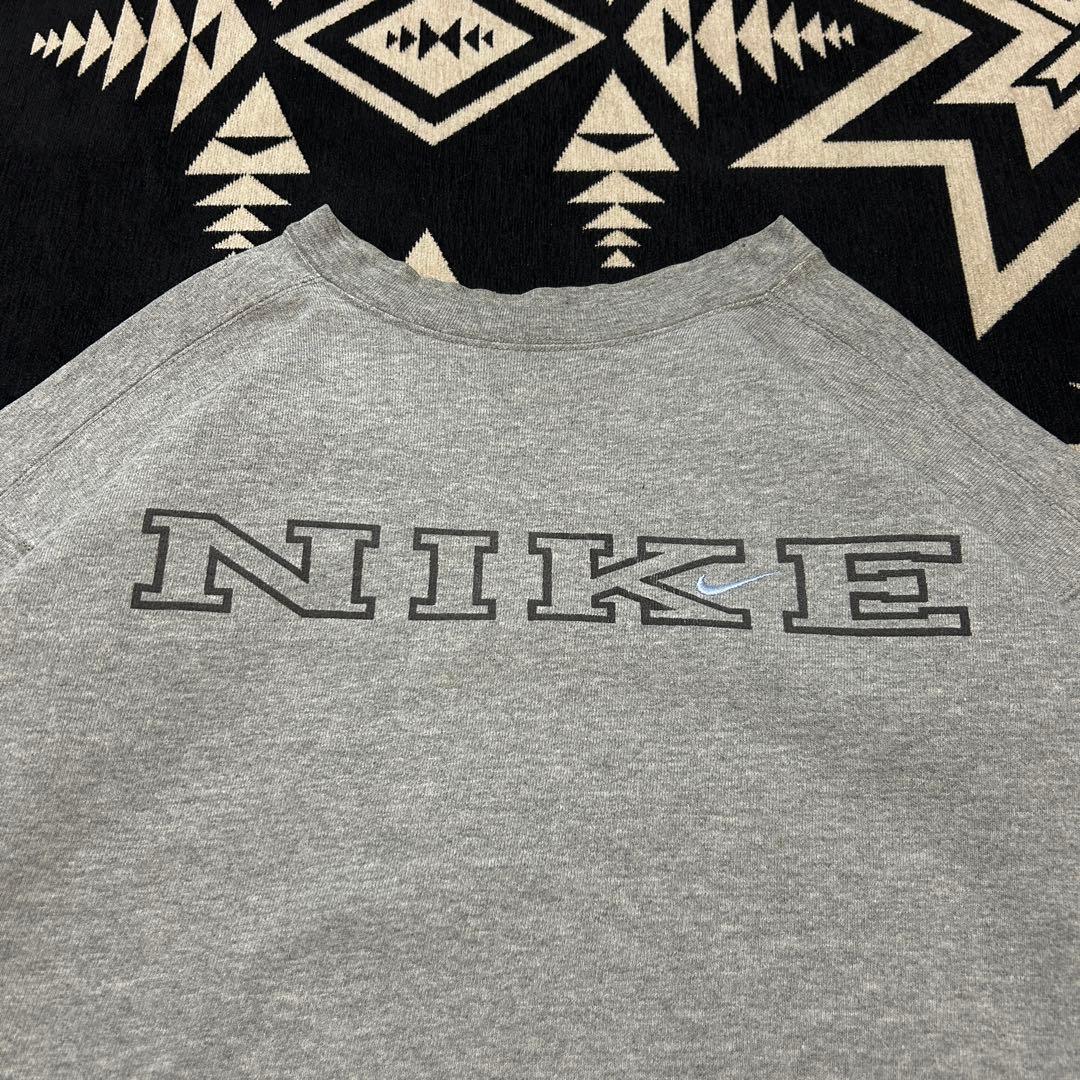 USA製 90s NIKE スウェット 銀タグ グレー Mサイズ 刺繍 ロゴ - メルカリ