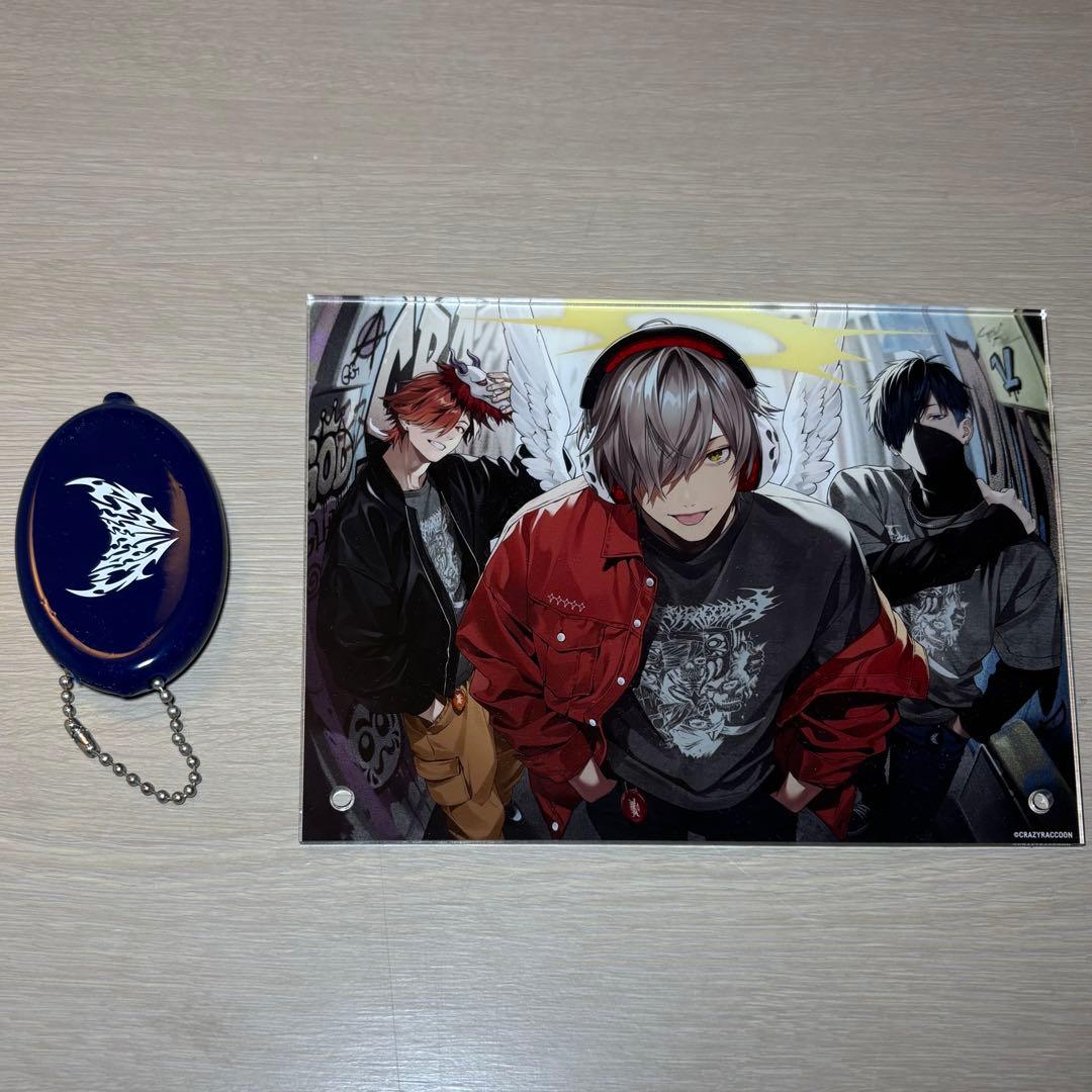 crazy raccoon CR ロックの日 アクリルパネル　ケース CRAZY RACCOON CR ROCK DAY ロックの日 アクリルパネル - メルカリ