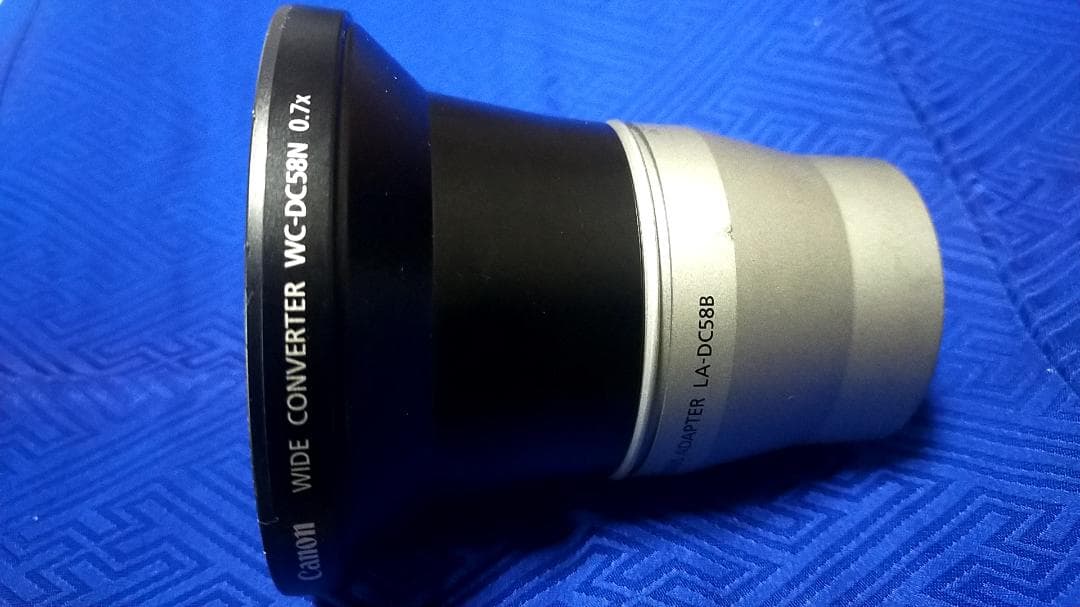 その他 CANON WIDE CONVERSION LENS WC-DC58N 0.7x