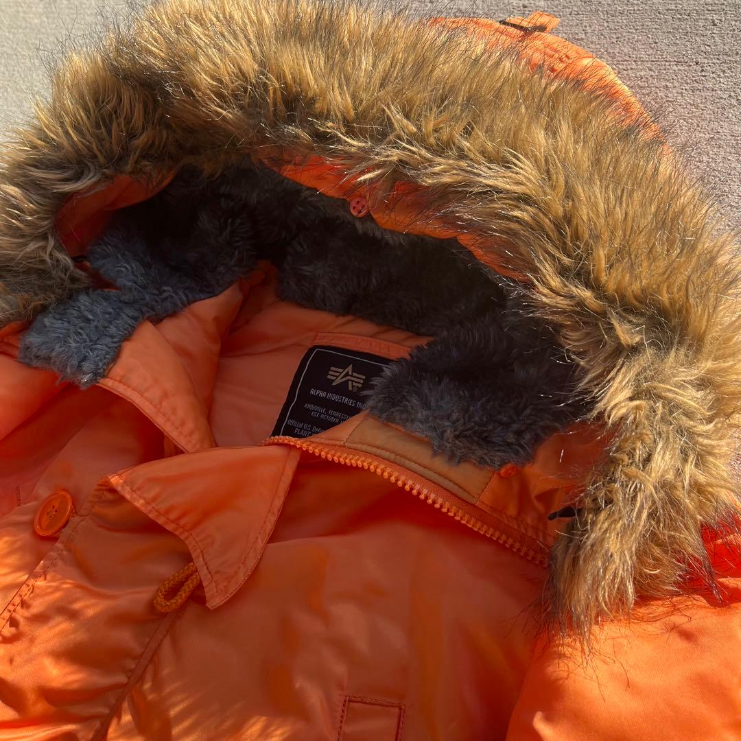ALPHA INDUSTRIES N-3B 限定モデル M オールオレンジ - メルカリ