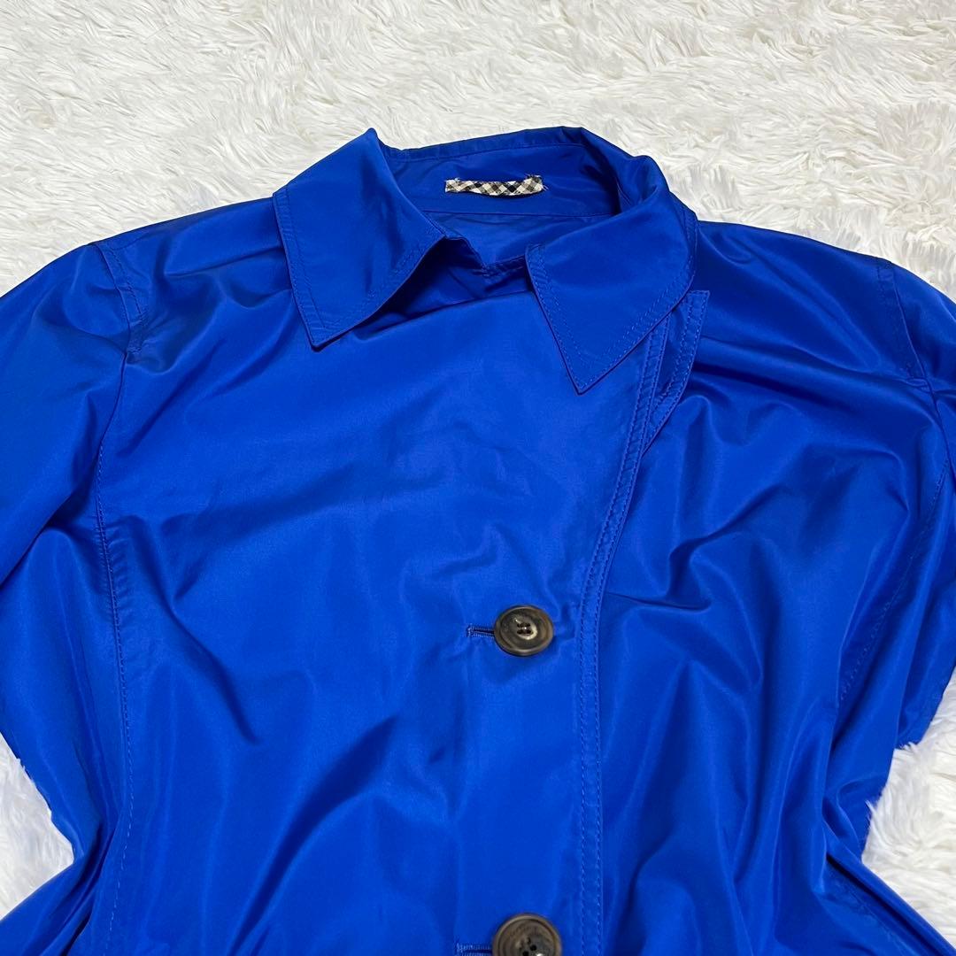 アクアスキュータム レインコート ベルト付 ブルー 大きいサイズ XL