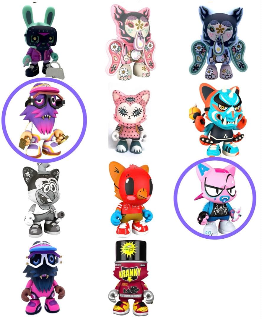 スーパープラスチック ジャンキーシリーズ3 グギモン フィギュア 5体