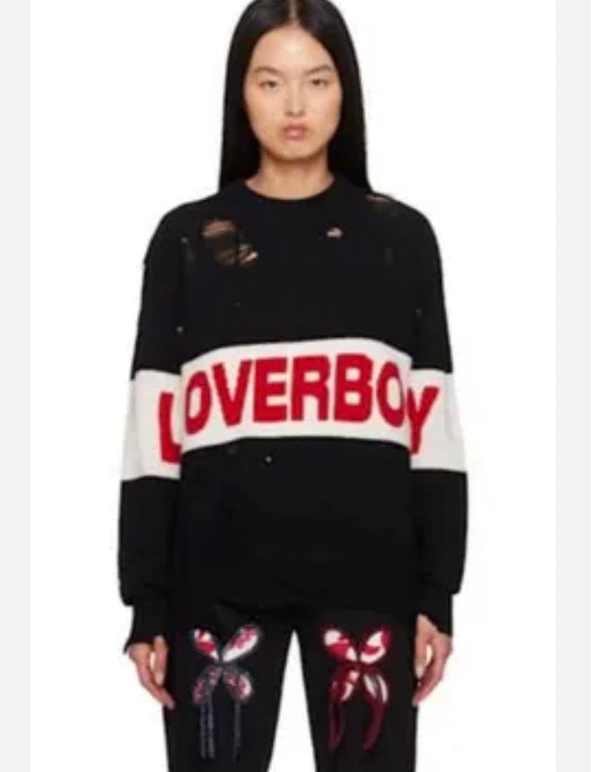 CHARLES JEFFREY LOVERBOY ディストレスセーター - メルカリ
