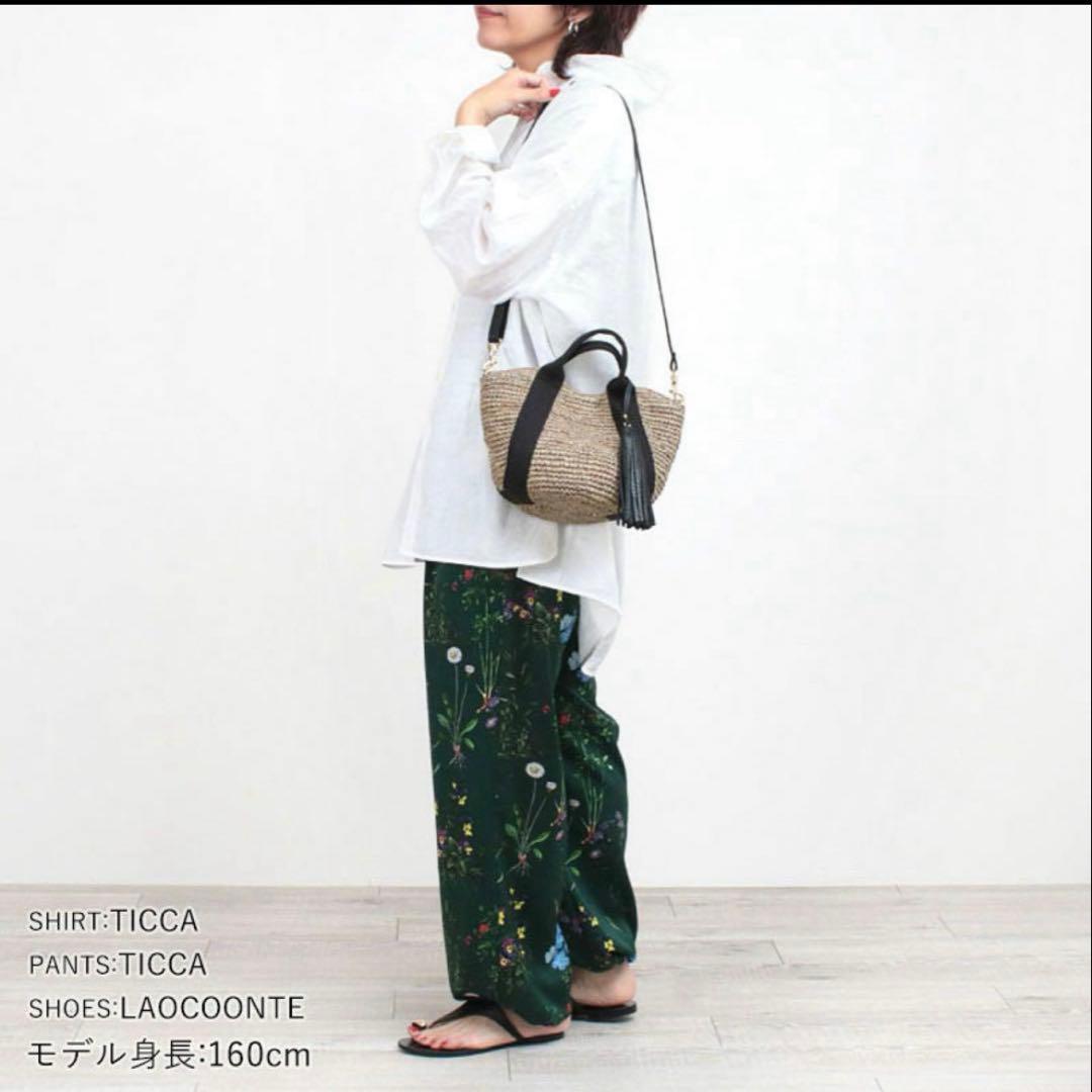 ヴィオラドーロ カゴバッグラフィア2wayタッセル付き美品の通販はau