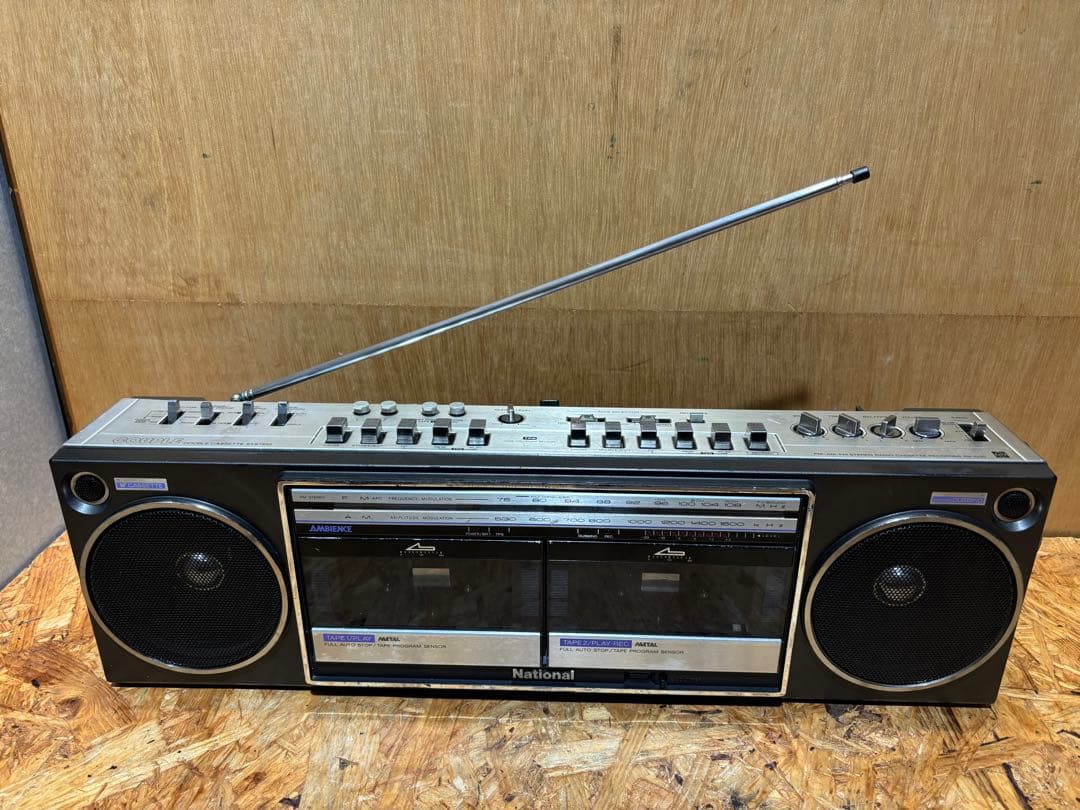 昭和レトロ ダブル ラジカセ RX-D30 ナショナル national - メルカリ