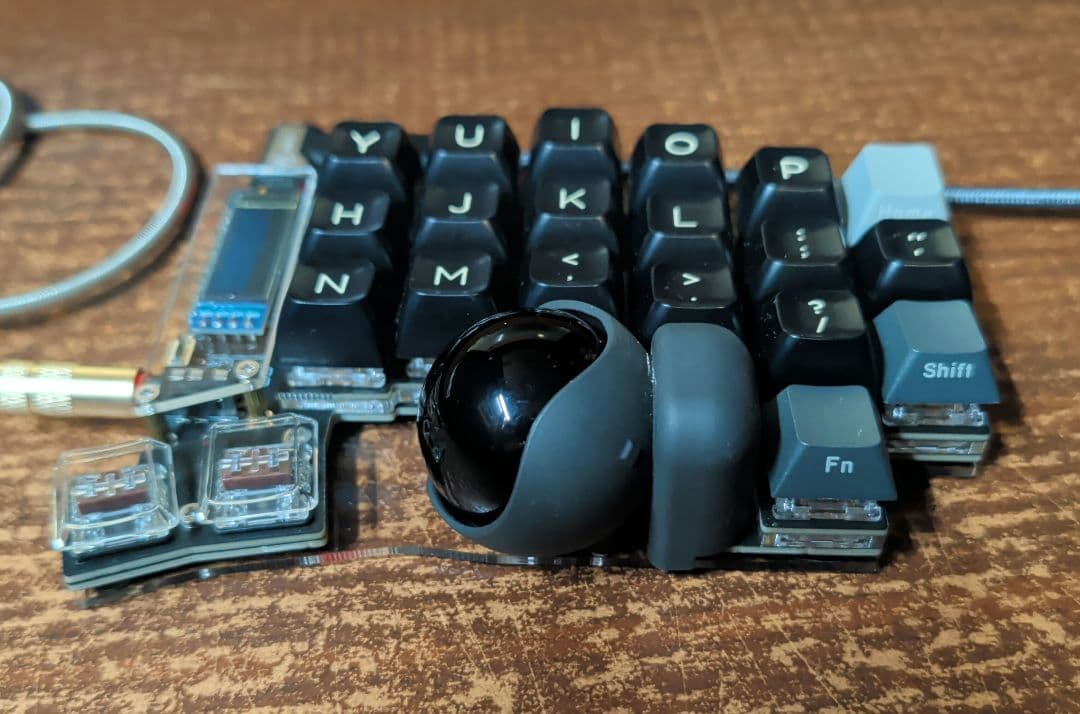 keyball44 半田付け不要 黒仕様　値下げ交渉受けます。