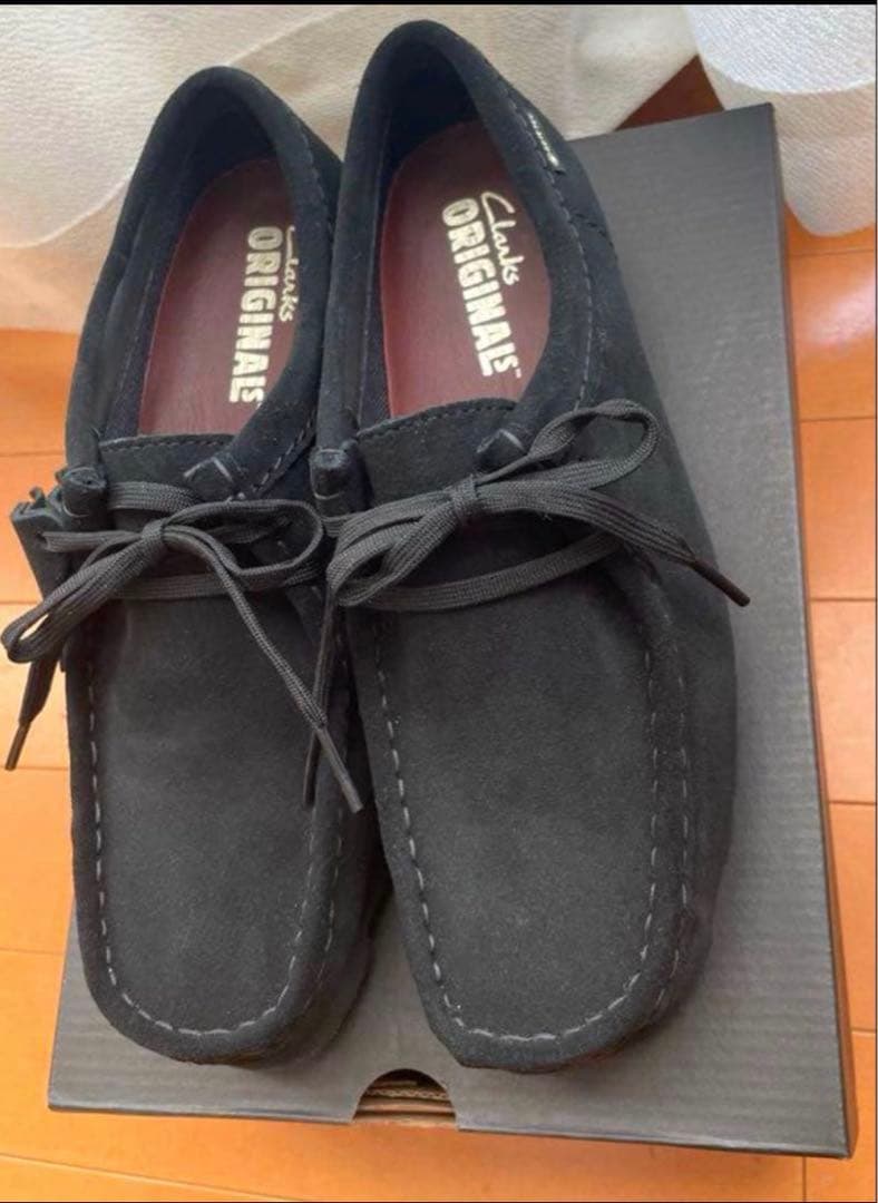 <美品>クラークス　ワラビー　GORE-TEX 24.5cm