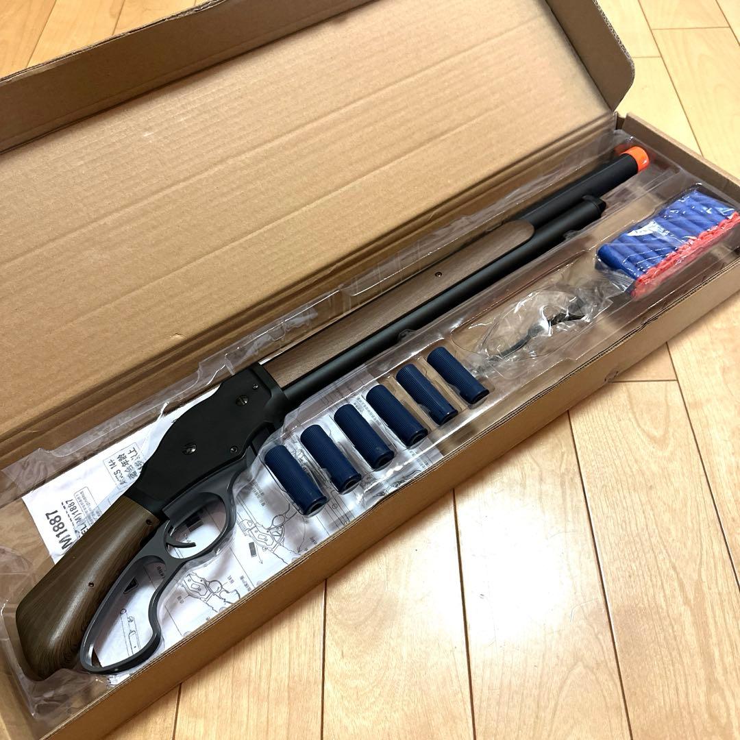 プラ製 ナーフ 排莢 カート式 スポンジ M1887 ショットガン - メルカリ