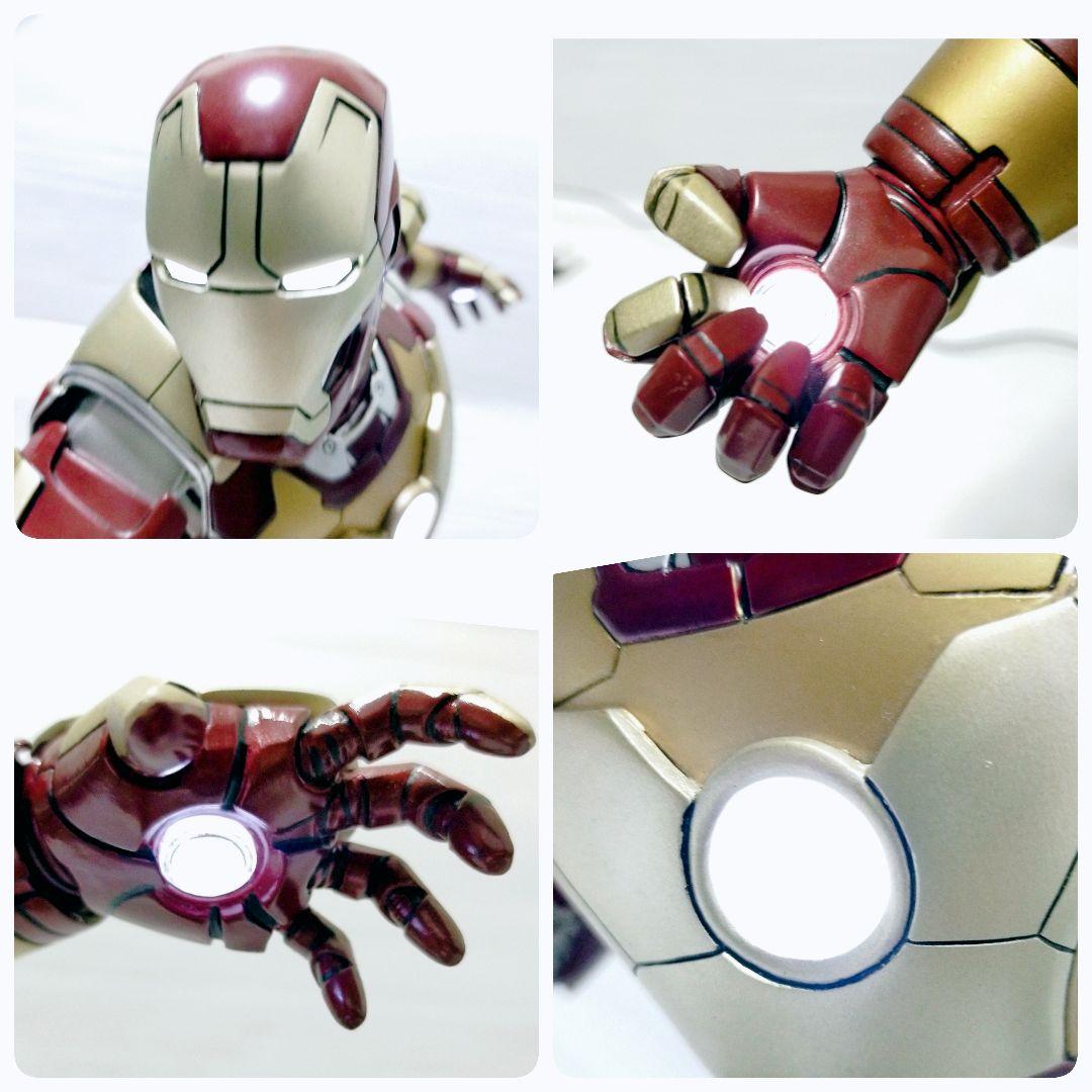 激レア-箱有り・点灯確認済】アイアンマン フィギュア サイドショウ