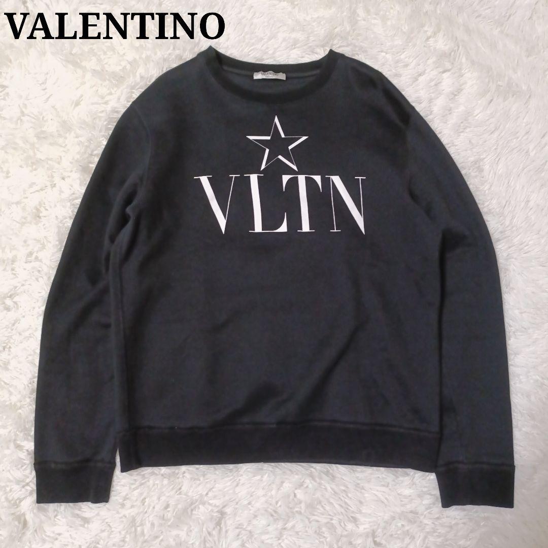VALENTINO VLTN スター ロゴ スウェット 黒 S イタリア製 - メルカリ