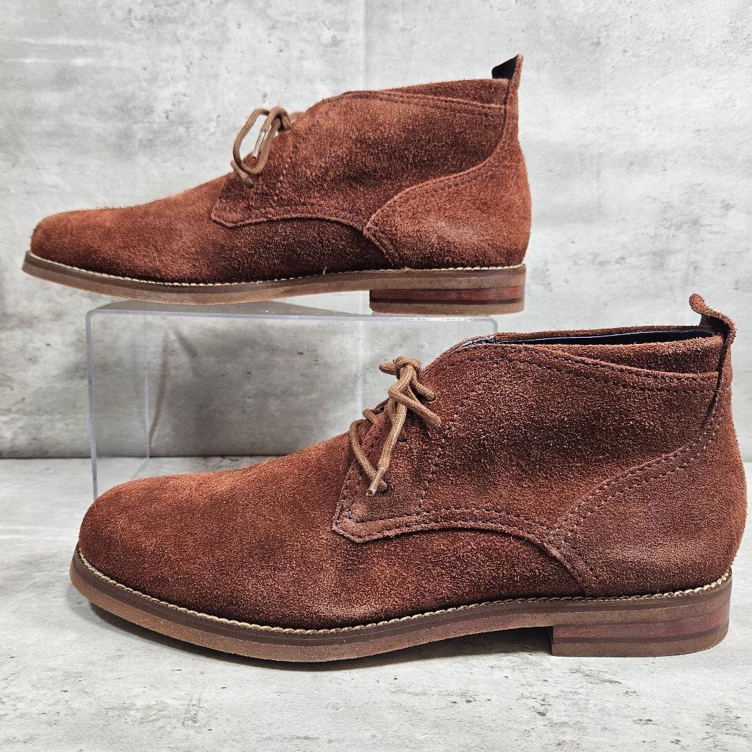 未使用 箱付 COLE HAAN 上質スエード チャッカブーツ ブラウン 9M