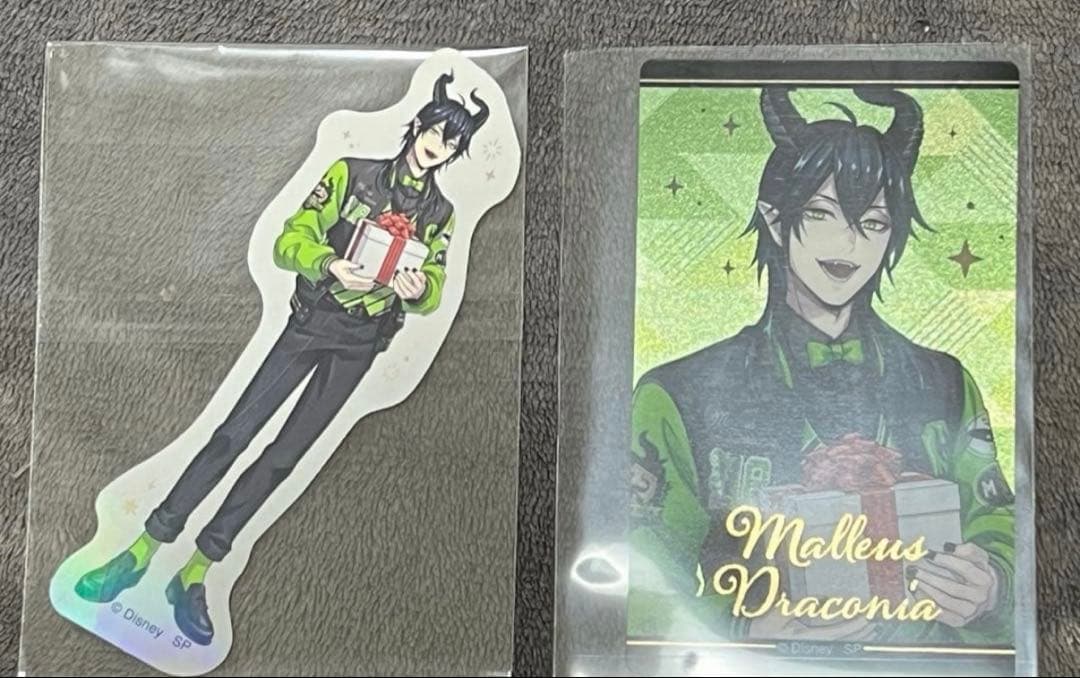 ツイステ AGF箔押し缶バッジ、ふぁぼカ(レア)、特典等 マレウス