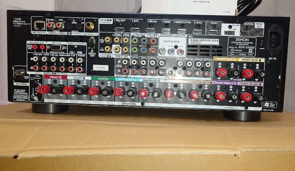 【美品・低使用頻度】DENON AVR-X4000 7.1ch AVアンプ