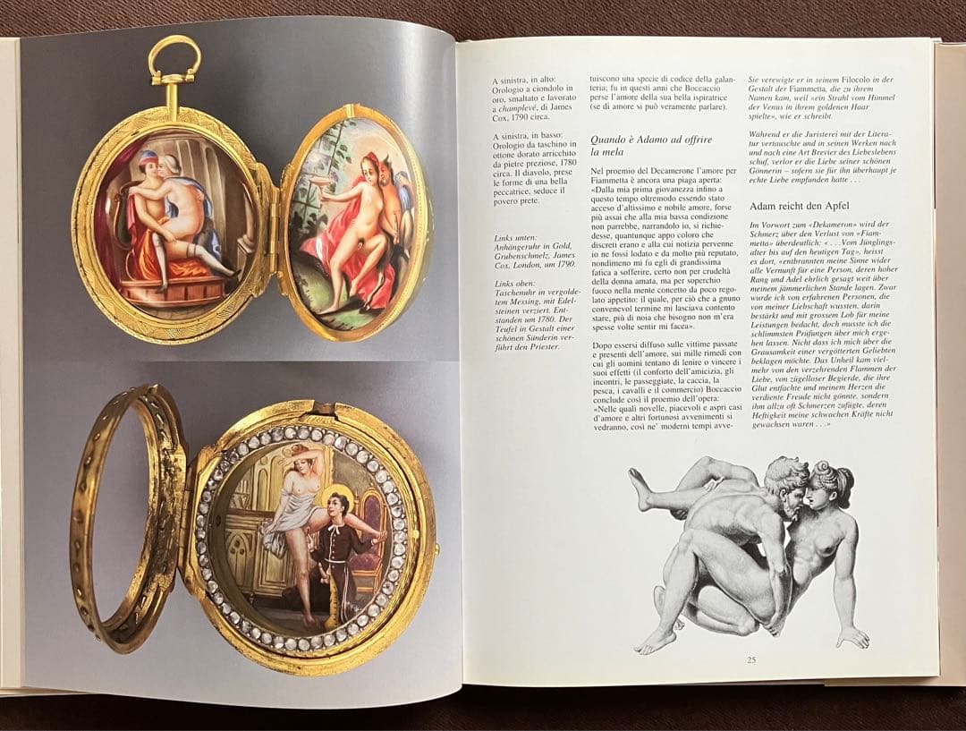 洋書 エロティック ウォッチ時計の書籍 作品写真集 ドイツ語版 スイス