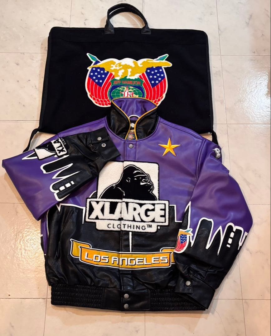XLARGE×Jeff Hamilton コラボ スタジャン - メルカリ