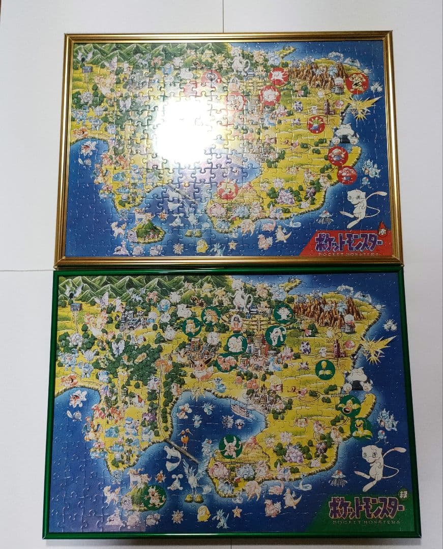 ポケットモンスター ポケモン‪図鑑*初期*パズル*赤緑セット(額縁付き) ポケットモンスター ポケモン‪図鑑*初期*パズル*赤緑セット(額縁付き‬