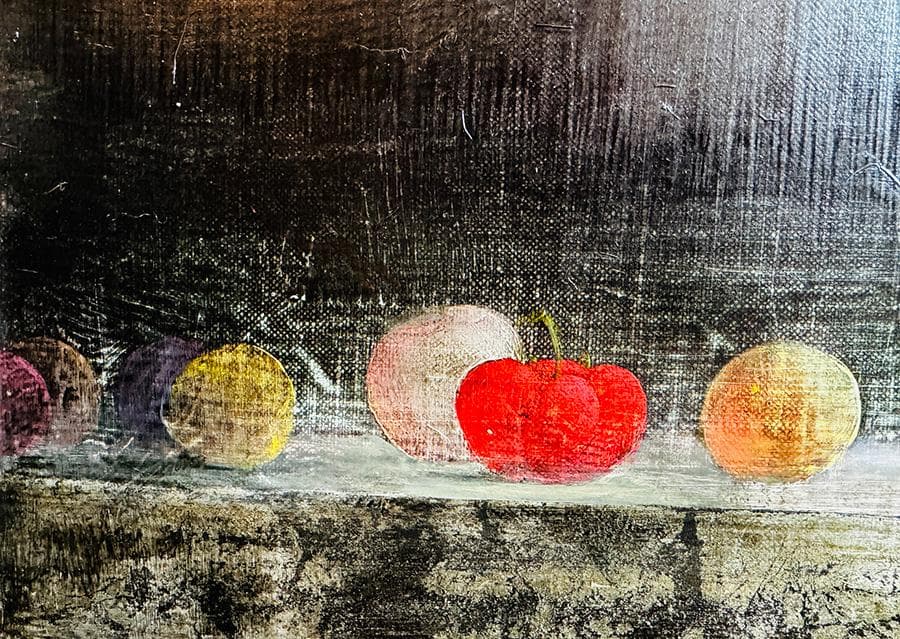 2001年 藤井武 油彩 F22号 縦24cm 横66cm 世界に1枚の絵 - メルカリ