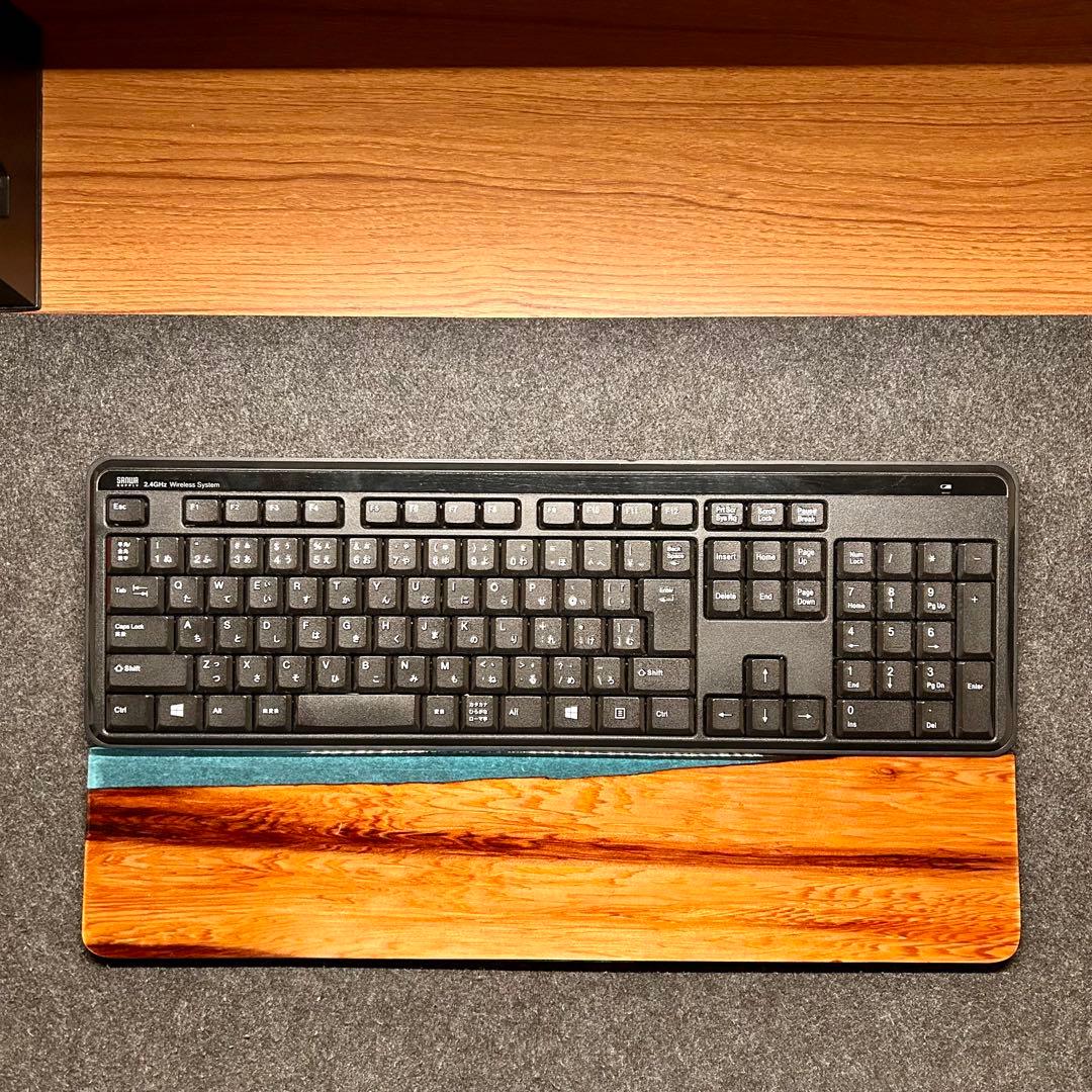 アームレスト パームレスト リストレスト マウスパッド 木製 無垢材