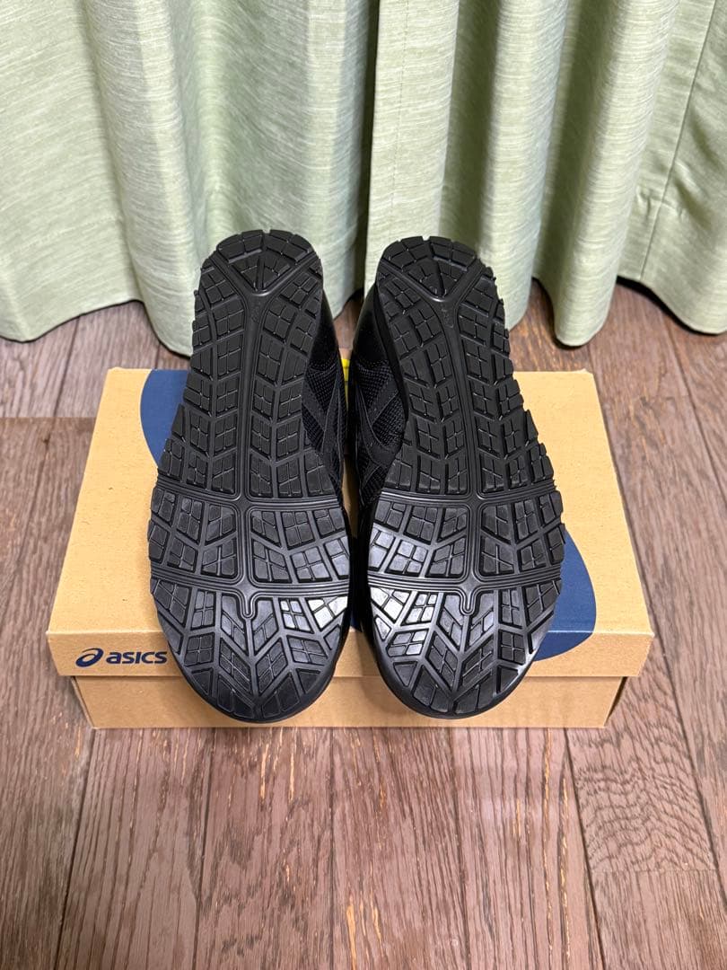 asics WINJOB CP201 ブラック安全靴 メンズ 26.5cm
