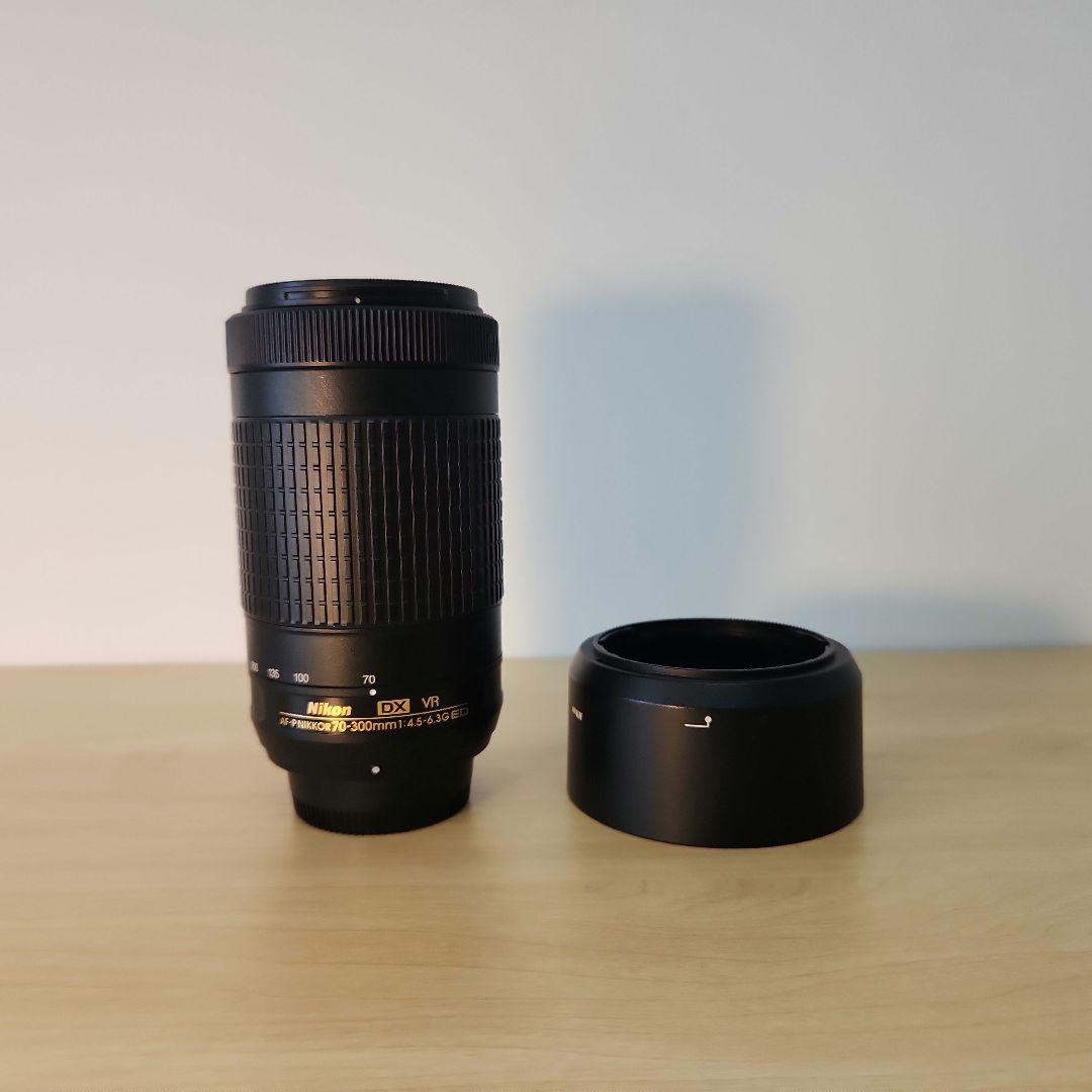Nikon　af-p dx70-300m4.5-6.3GED Objetivo AF-P DX NIKKOR 70-300mm f/4.5-6.3G ED VR de Nikon