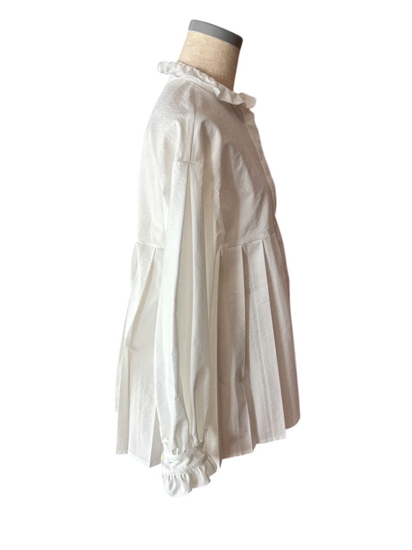 rosymonster ロージーモンスター ルミエールチュニックブラウス 白