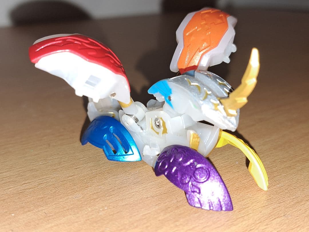 引退品 爆丸 統タヴァネル 虹(レインボー)クリア ver. メタルパーツ