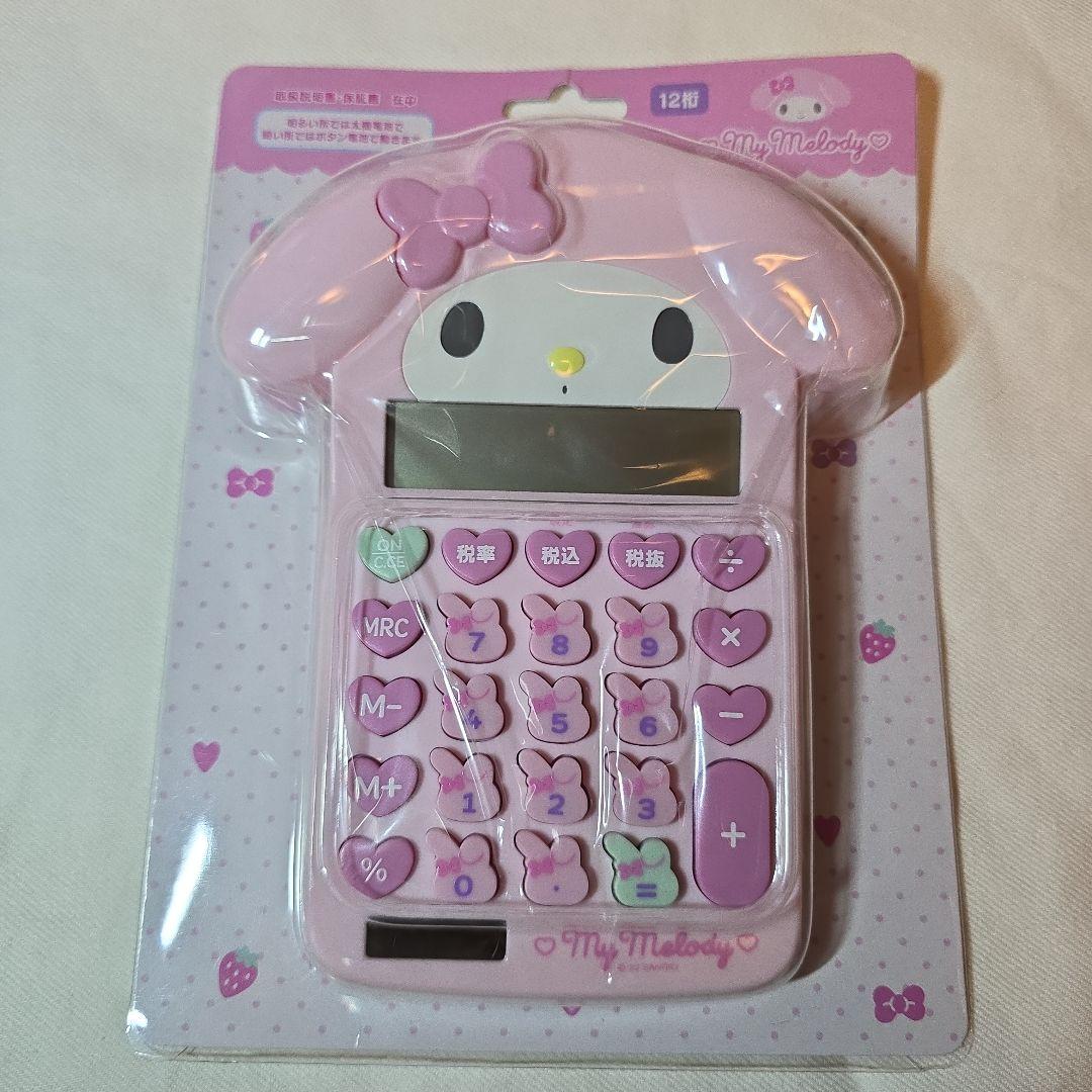 サンリオ マイメロディ ダイカットキー 電卓 マイメロ - メルカリ