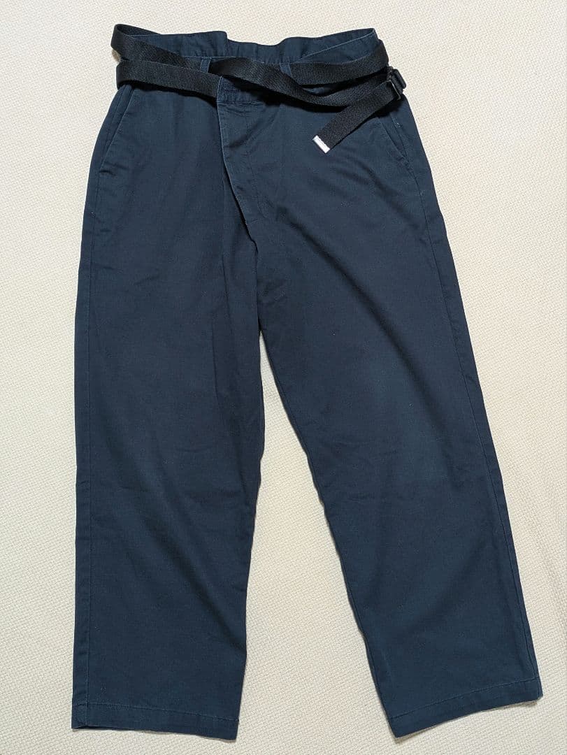 メゾンエウレカ ビンテージ リワーク チノパン ネイビー S - メルカリ