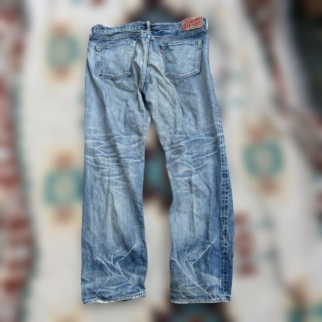 Radiallラディアルビンテージ加工デニムXL36インチ - メルカリ