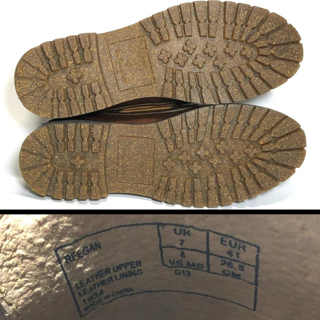 ポロ ラルフローレン 26.5cm メンズ 茶 モカシン デッキシューズ