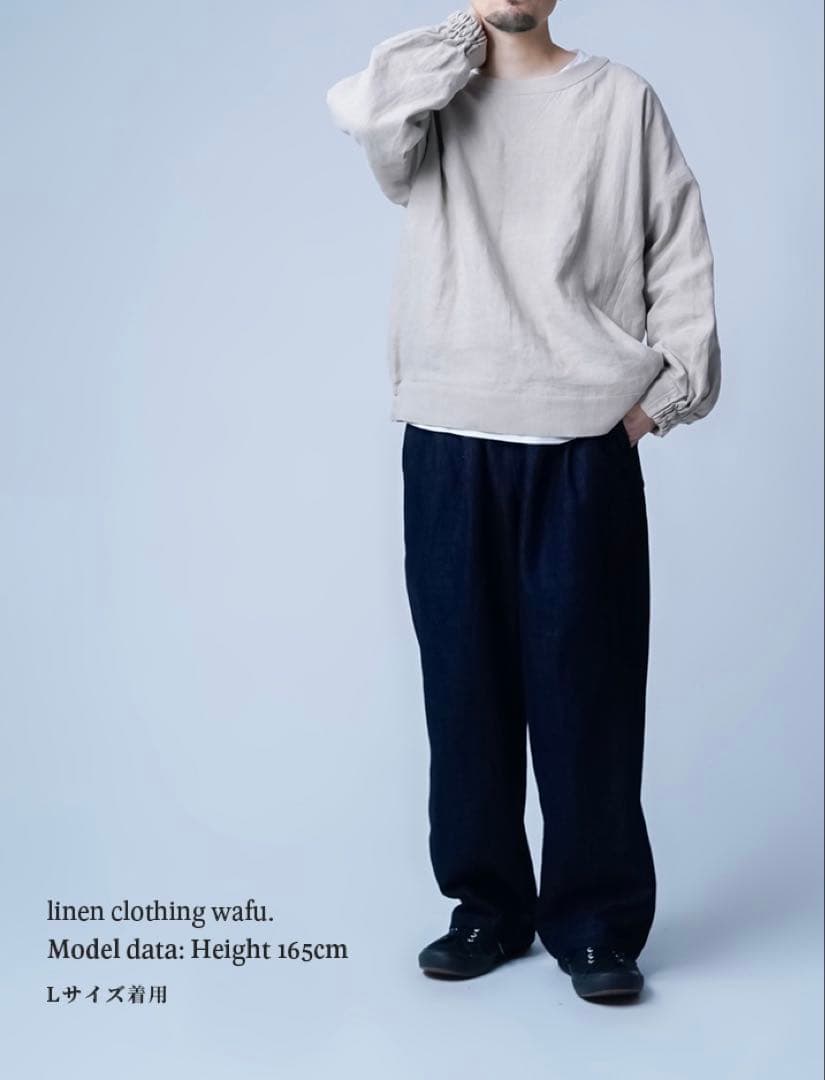 wafu リネン スウェット風トップス サイズL - メルカリ