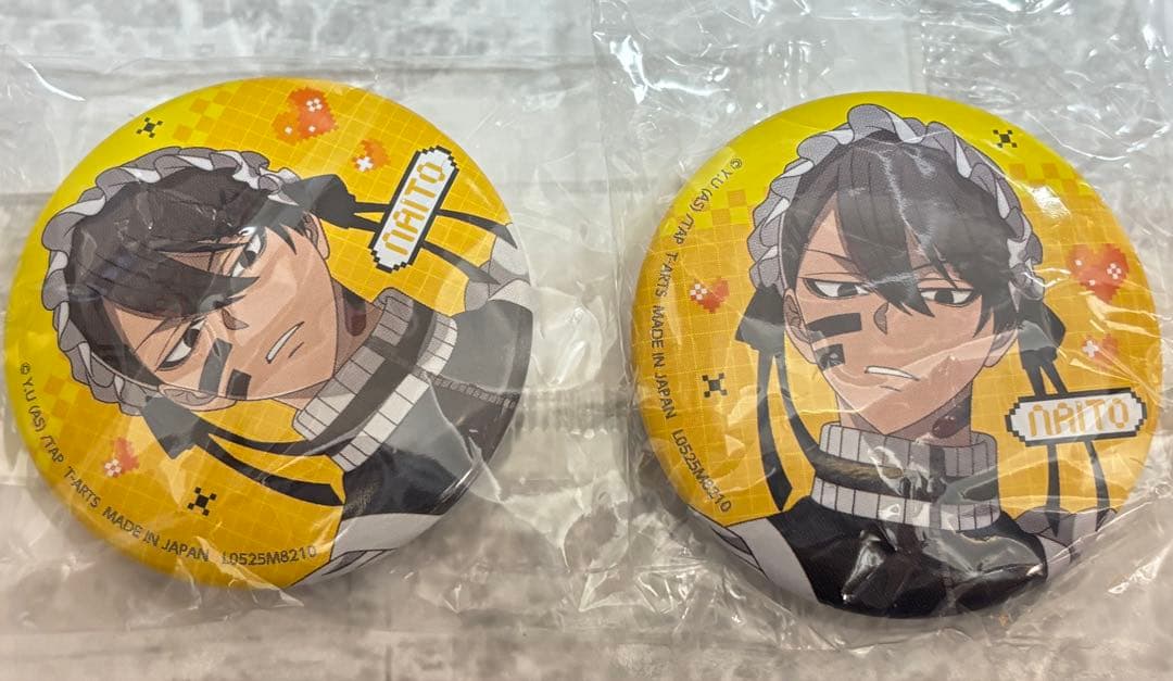 桃源暗鬼 ジャージメイド 缶バッジ 無陀野無人 - メルカリ