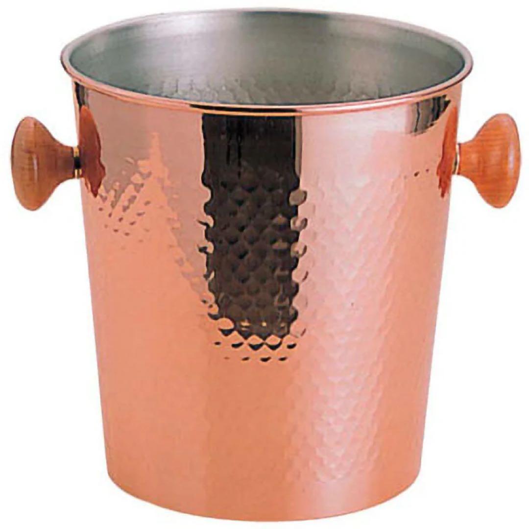 SHINKOUKINZOKU 新光堂 純銅 手打ちシャンパン/ワインクーラー SHINKOUKINZOKU 新光堂 純銅 手打ちシャンパン/ワインクーラー