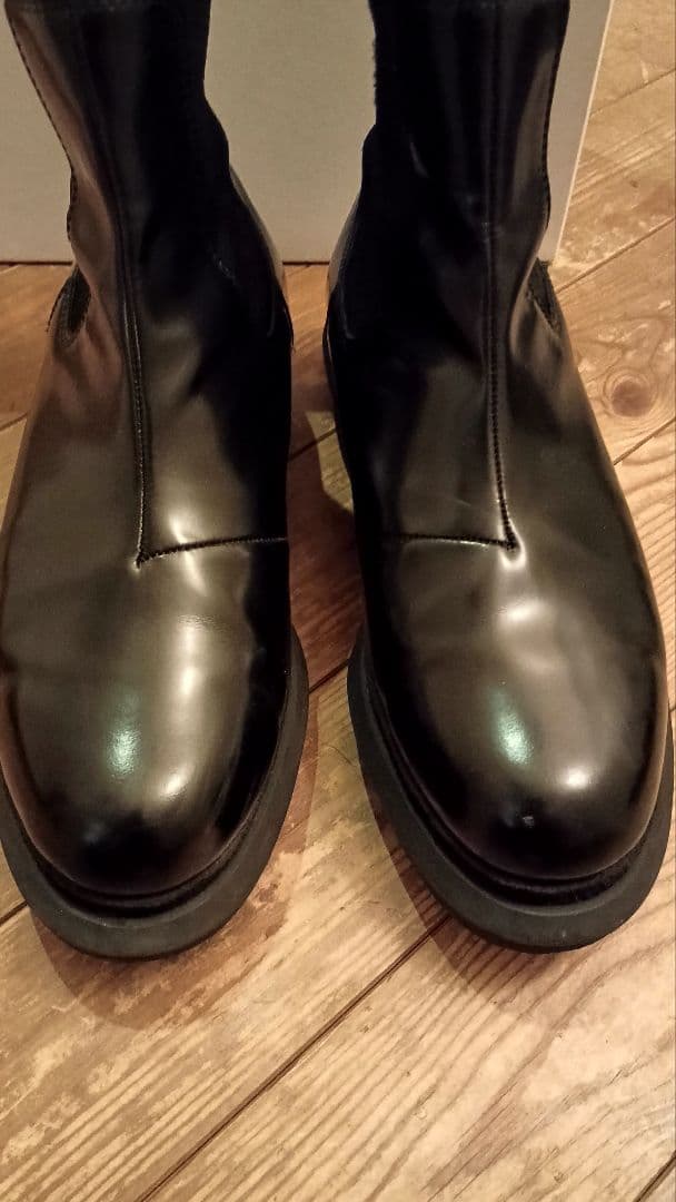 sacai チェルシーブーツ サイドゴアブーツ 革靴 41