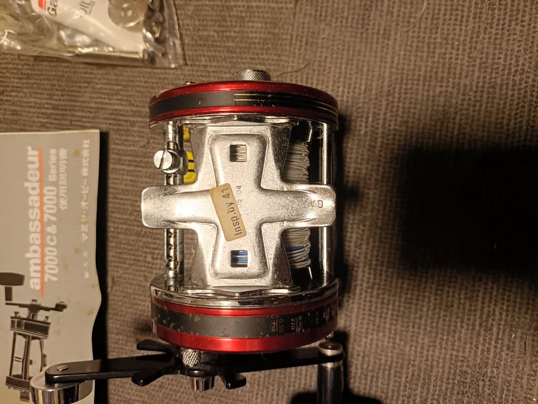 名機Abu Ambassadeur7000 赤 マミヤOP期 箱・付属品完備 - メルカリ