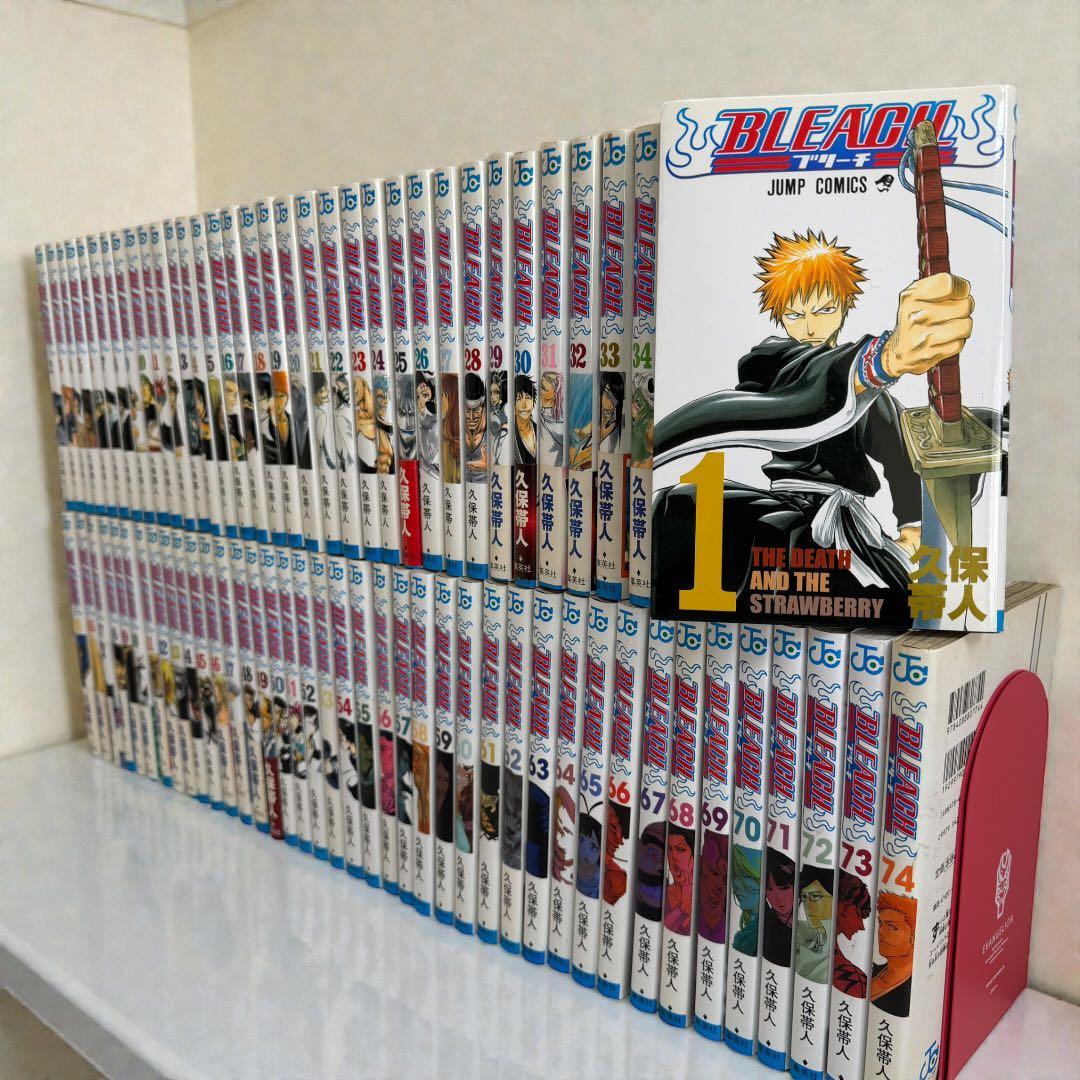 BLEACH ブリーチ 全巻セット 1〜74巻 初版数冊あり - メルカリ