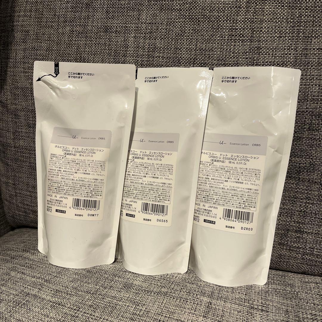 【新品未使用】オルビスユー　ドット　エッセンスローションつめかえ用3パック ORBIS（ORBIS） オルビスユー ドット エッセンスローション つめかえ用