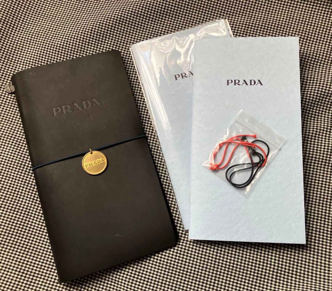 PRADA トラベラーズノート 限定 ブラック チャーム リフィル プラダ Prada × TRAVELER'S COMPANY | TRAVELER'S COMPANY